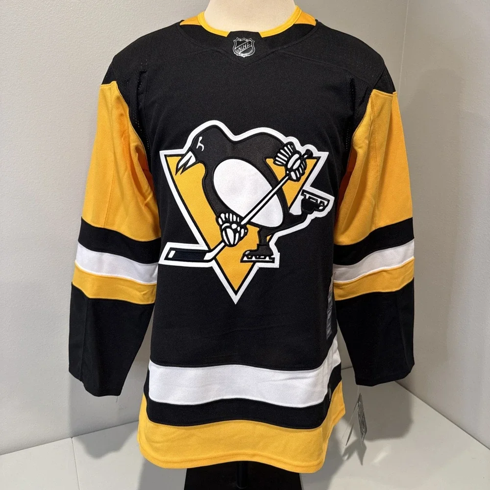 Pittsburgh Penguins Adidas Jersey Climalite Hockey Black Size 46‎ NEW Black NHL